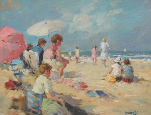 Huid Daniels: Op het strand