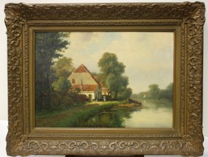 jan van Dam: Boerderij aan het water