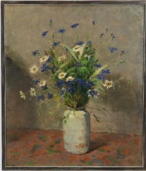 Johannes E Akkeringa: Veldbloemen in vaas