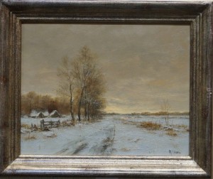 Frits Goosen: winterlandschap