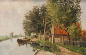 Willem Horselenberg: Boerderij aan de vaart