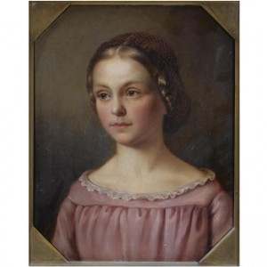  Count Clemens von Holnstein: Portret van een meisje